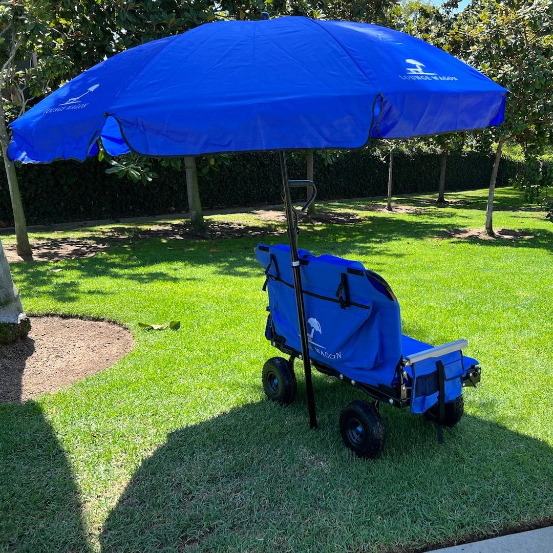 3-in-1 Lounge  – Utility Wagon, Folding Chair, and Integrated Umbrella [FREE SHIPPING]